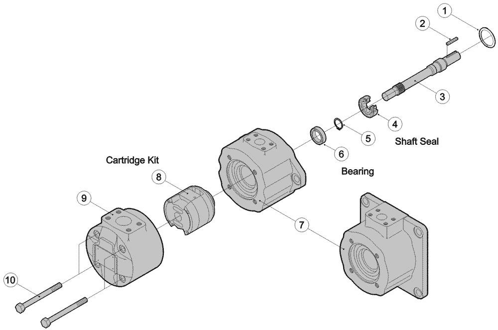IVPQ Single Pumps - Assembly